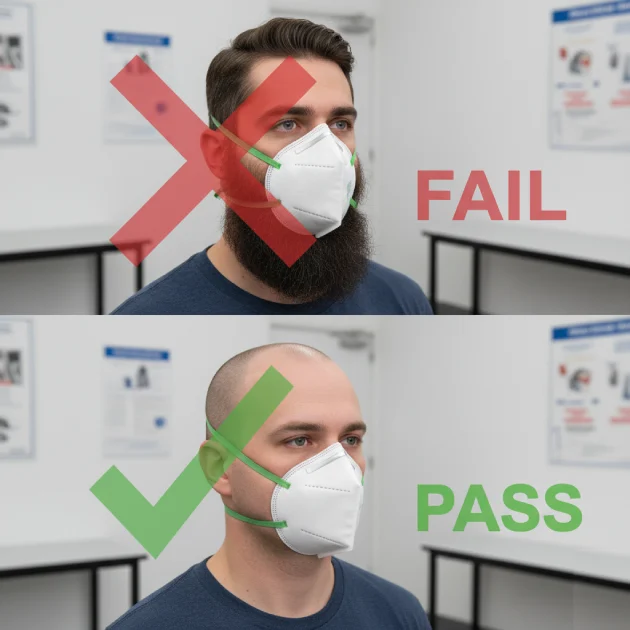Can You Pass a Respirator Fit Test With a Beard? OSHA Facial Hair Policy Explained